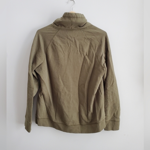 Calvin klein army green cowl neck pullover. Womens medium. VGUC - Picture 6 of 7